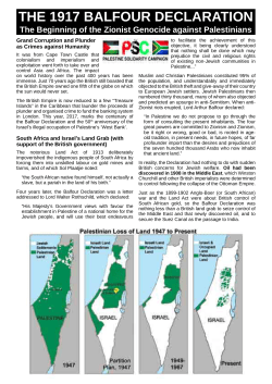 Centenary of the Balfour Declaration