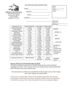 pasture raised beef order form