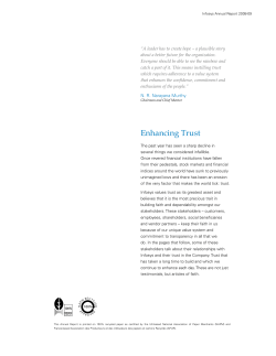 Infosys Annual Report 2009