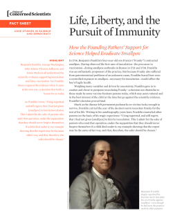 Life, Liberty, and the Pursuit of Immunity