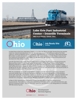 Lake Erie Port Industrial Center &ndash; Ironville Terminals