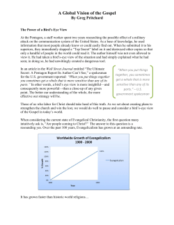 A Global Vision of the Gospel