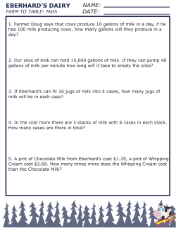 math pdf - Eberhard`s Dairy Products