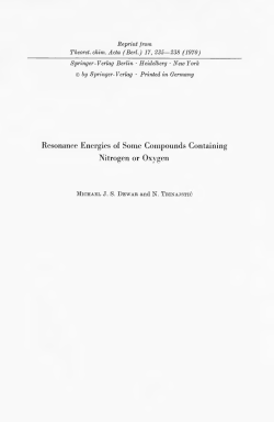 Resonance Energies of Some Compounds Containing Nitrogen or