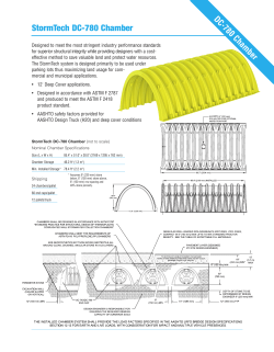 DC-780™ Chamber Information Sheet