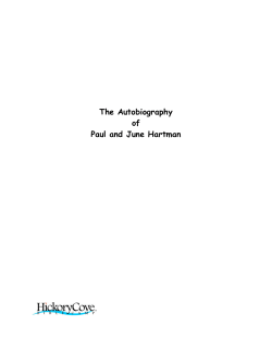 The Autobiography of Paul and June Hartman