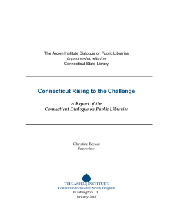 Connecticut Rising to the Challenge