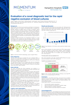 Evaluation of a novel diagnostic test for the rapid negative exclusion