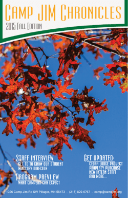 Staff interview _____ Program previ ew _____ Get