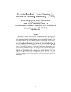 Exploiting Locality by Nested Dissection For Square Root