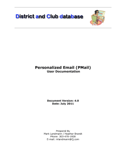 PMail - DACdb