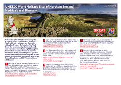 UNESCO World Heritage Sites of Northern England Hadrian`s Wall