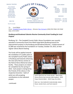 Campbell County Press Release 10312013