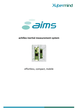 achillex inertial measurement system effortless
