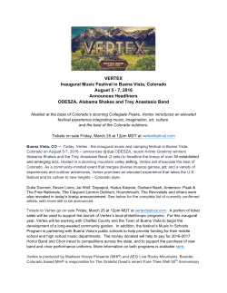 VERTEX Inaugural Music Festival in Buena Vista, Colorado August