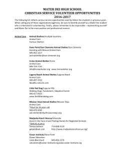 mater dei high school christian service volunteer opportunities 2016