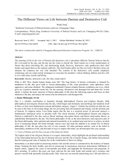 The Different Views on Life between Daoism and