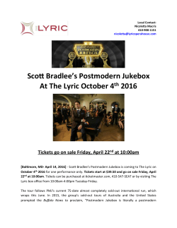 Scott Bradlee`s Post Modern Jukebox