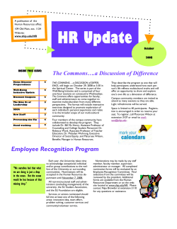 HR Update - Shippensburg University