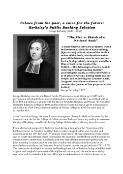 George Berkeley Article(2) - Public Banking Forum of Ireland