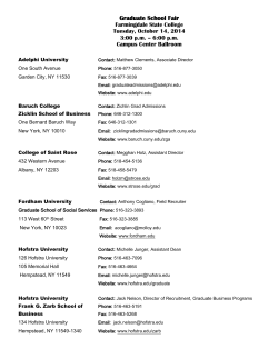 Graduate School Fair - Farmingdale State College