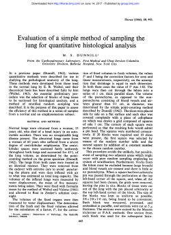 Evaluation of a simple method of sampling the lung for