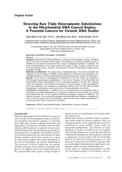 Detecting Rare Triple Heteroplasmic Substitutions