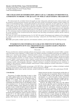 the utilization of information about local variable environmental