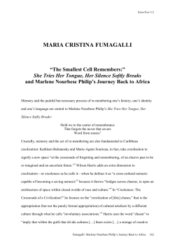 Maria Cristina Fumagalli: &ldquo;The Smallest Cell