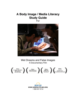 A Body Image / Media Literacy Study Guide