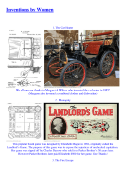 Inventions by Women