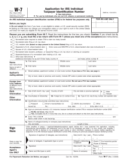 Form W-7