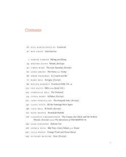 Table of Contents