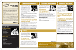 Island Mist Instructions