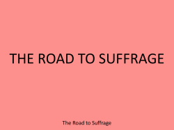 Seneca Falls and the Declaration of Sentiments