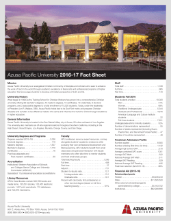 University Fact Sheet