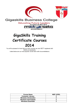 GigaSkills Training