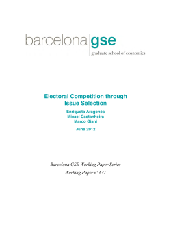 Electoral Competition through Issue Selection - IAE-CSIC