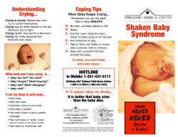 Shaken Baby Syndrome - Springhill Medical Center