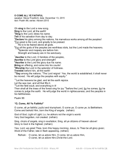 Save PDF - New Life Presbyterian Church