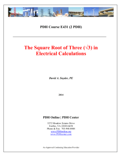 The Square Root of Three