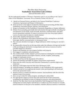 PHA Code of Ethics - Ohio Union