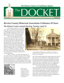 BCHA Celebrates 50 Years! - Berrien County Historical Association