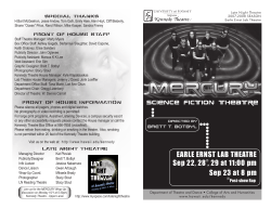 Mercury Science Fiction Theatre