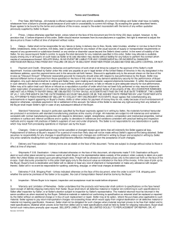 Standard Corporate Terms and Conditions