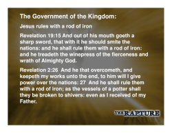 The Government of the Kingdom: The Government of the Kingdom: