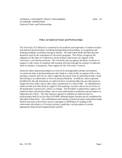 APM 191 - University of California | Office of The President