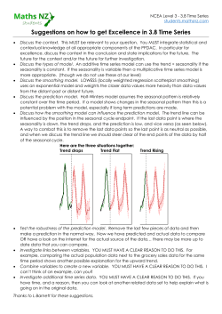 Suggestions on how to get Excellence in 3.8 Time Series