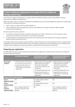 FORM OSR &ndash; D4.1 - Queensland Government publications