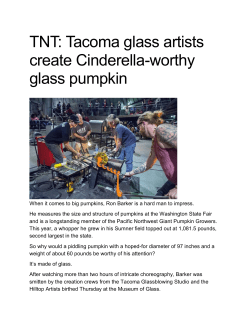TNT: Tacoma glass artists create Cinderella